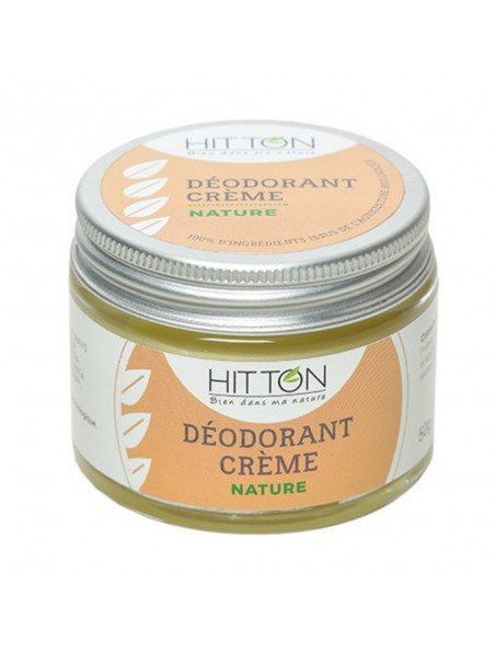 Déodorant crème Bio - Nature 50g - Hitton Déodorant crème Bio - Nature 50g - Hitton