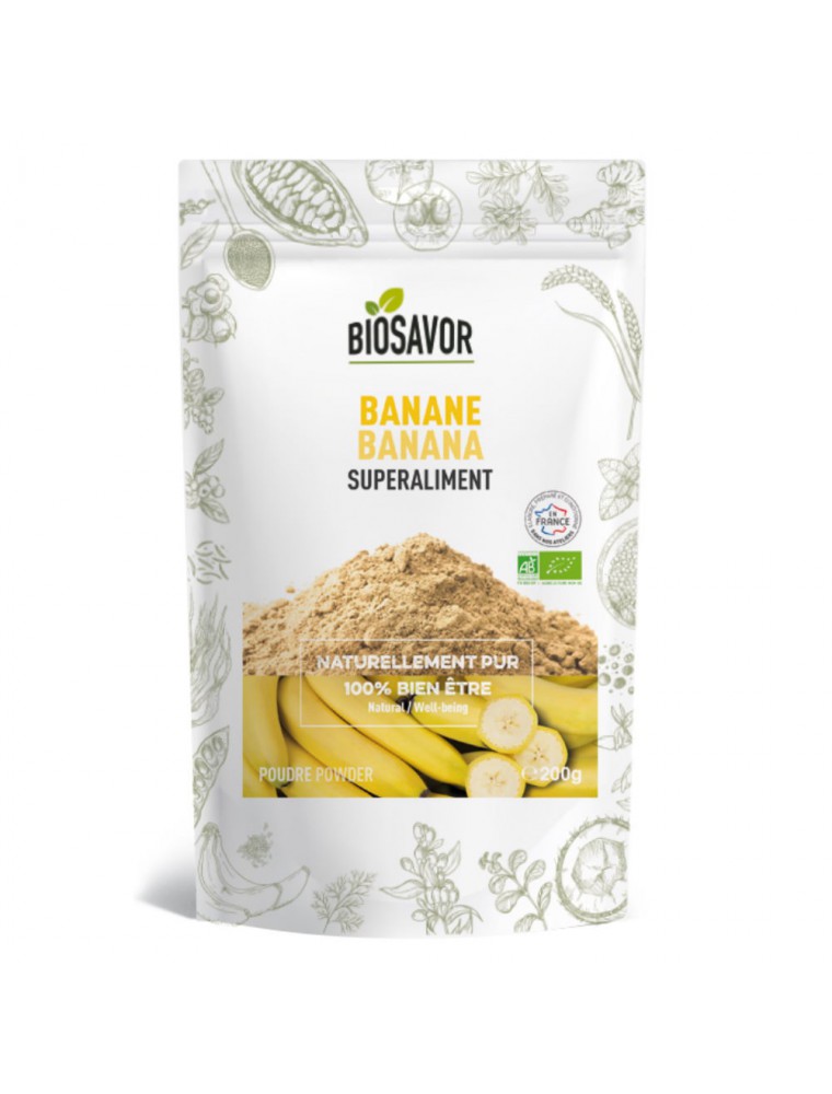 Image principale de la modale pour Banane Bio - Superaliment 200g - Biosavor