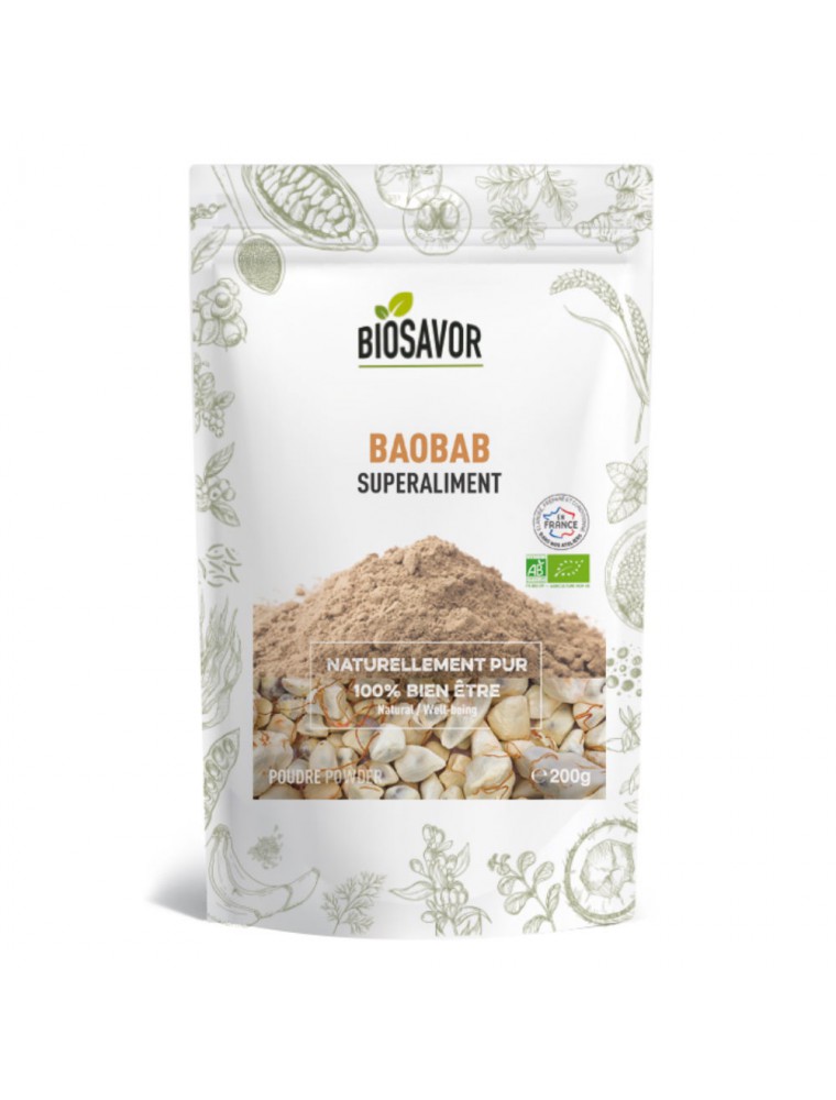 Image principale de la modale pour Baobab Bio - Superaliment 200g - Biosavor