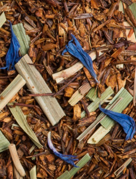 Achetez Kalahari Bio - Rooïbos au citron, à l'orange sanguine et au bleuet 100g - L'Autre thé à l'herboristerie Louis Image principale de Kalahari Bio - Rooïbos au citron, à l'orange sanguine et au bleuet 100g - L'Autre thé