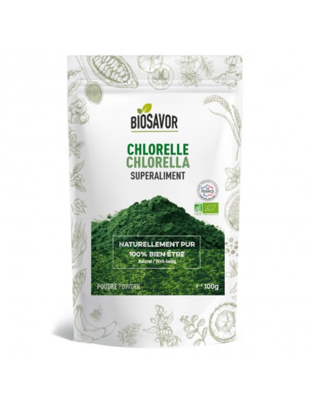 Image principale de Chlorelle Bio - Superaliment 100g - Biosavor