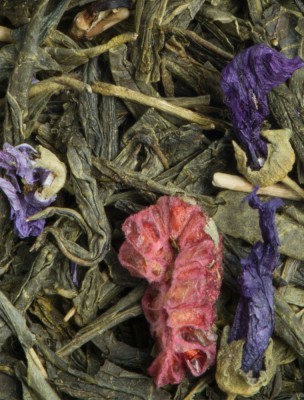 Image de Bons Baisers de Paris - Thé vert et blanc à la framboise et à la violette 100g - L'Autre thé depuis louis-herboristerie