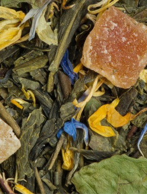 Sencha Exotique - Thé vert et blanc, bergamote et fruits de la passion 100g -...