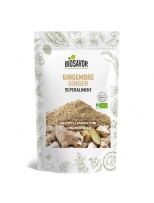 Image de Organic Ginger - Superfood 200g - Biosavor depuis Buy the products Biosavor at the herbalist's shop Louis