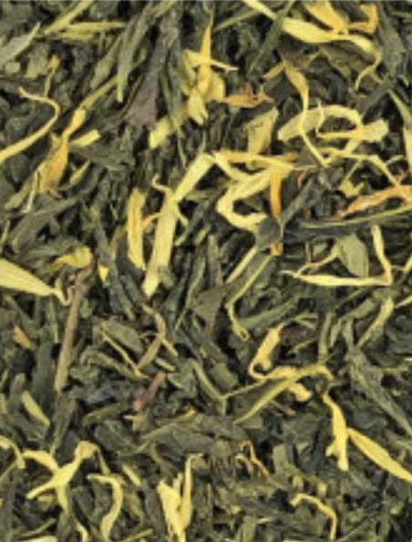 Thé Jardin d'Hélios Bio - Thé vert Fruité 100g - L'Autre thé Thé Jardin d'Hélios Bio - Thé vert Fruité 100g - L'Autre thé
