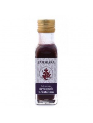 Image de Ayyappala Keratailam - Huile Ayurvédique 100 ml - Samskara via Ghee Bio - Beurre Ayurvédique 300g - Samskara