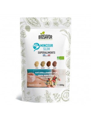 Image de Organic Slimming Mix - Superfood 200g - Biosavor depuis Vegetable and natural proteins according to your diet