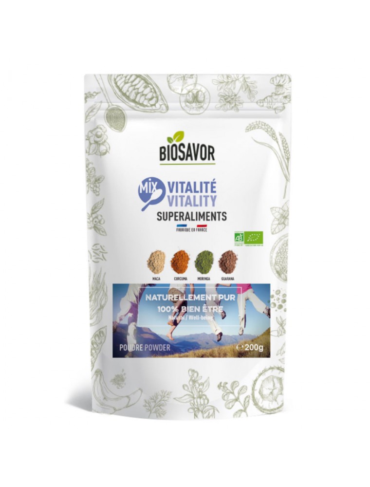 Image principale de la modale pour Mix Vitalité Bio - Superaliment 200g - Biosavor