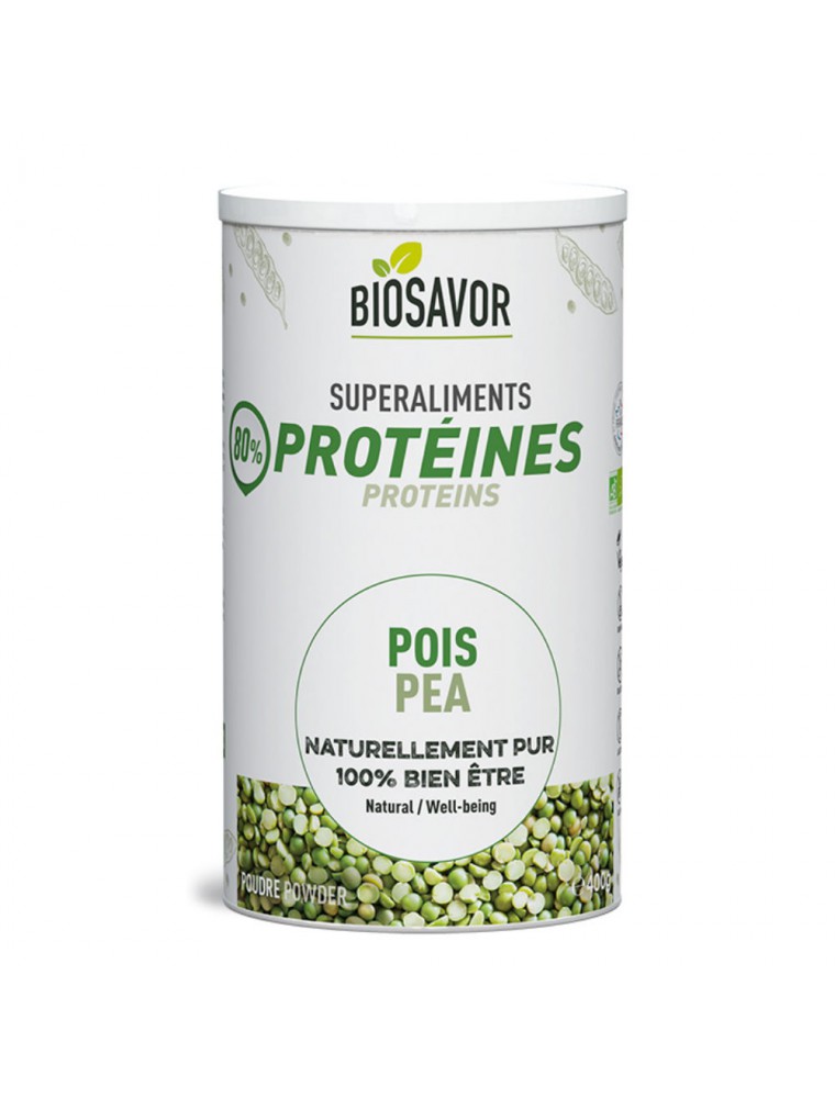 Image principale de la modale pour Pois Bio - Protéines végétales 400g - Biosavor