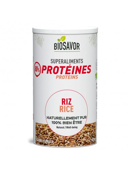 Image principale de Riz Bio - Protéines végétales 400g - Biosavor