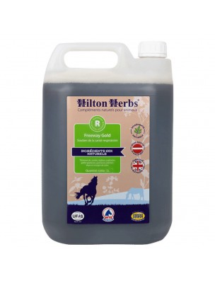 Image de Freeway Gold - Voies respiratoires des chevaux 5 Litres - Hilton Herbs depuis Soin des voies respiratoires pour animaux en phytothérapie