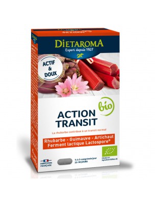 Image de Action Transit Bio - Constipation 45 comprimés - Dietaroma depuis Solutions naturelles pour votre transit