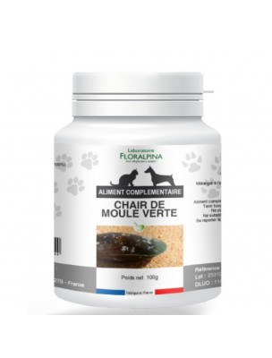 Image de Green Mussel Flesh - Dogs & Cats Joints 100g - Floralpina depuis Joints and flexibility of animals