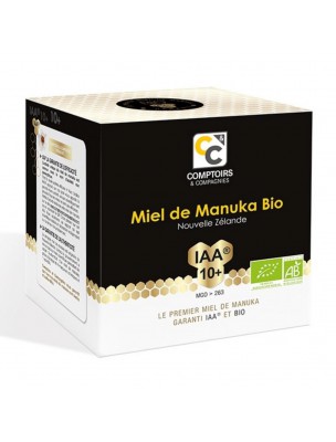Image de Manuka Honey 10+ Organic - MGO 263 250g - Comptoirs et Compagnies depuis Organic honey from different plants