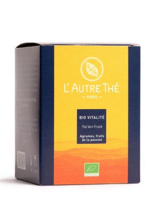 Image de Bio Vitalité - Thé vert et blanc 20 sachets pyramides - L'Autre thé depuis Commandez les produits L'Autre Thé à l'herboristerie Louis