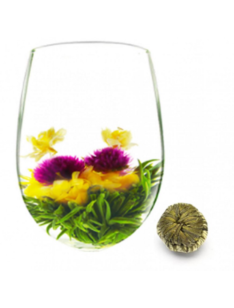 Image principale de la modale pour Yin and Yang Fleur de thés - Thé blanc, Jasmin, Amarante et Fleur de Souci