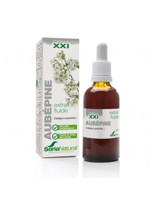 Image de Aubépine XXI - Extrait Fluide de Cratraegus oxycantha L. 50ml - SoriaNatural via Avoine XXI - Extrait Fluide d'Avena sativa L. 50ml - SoriaNatural