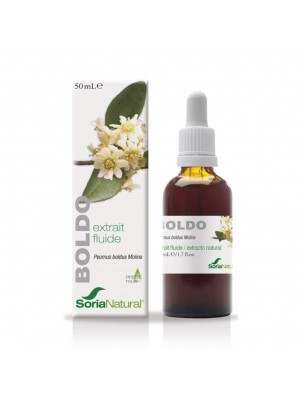 Image de Boldo XXI - Extrait Fluide de Peumus boldus molina 50ml - SoriaNatural via Artichaut XXI - SoriaNatural