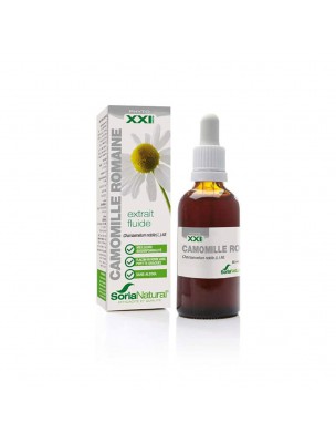 Image de Camomille romaine XXI - Extrait Fluide de Chamaemelum nobile L. 50ml - SoriaNatural via Souci XXI - Extrait Fluide - Calendula officinalis L. - SoriaNatural