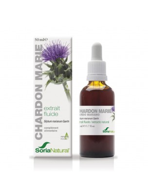 Image de Chardon-Marie XXI - Extrait Fluide de Silybum marianum Gaertn 50ml - SoriaNatural depuis Découvrez nos extraits fluides sans alcool