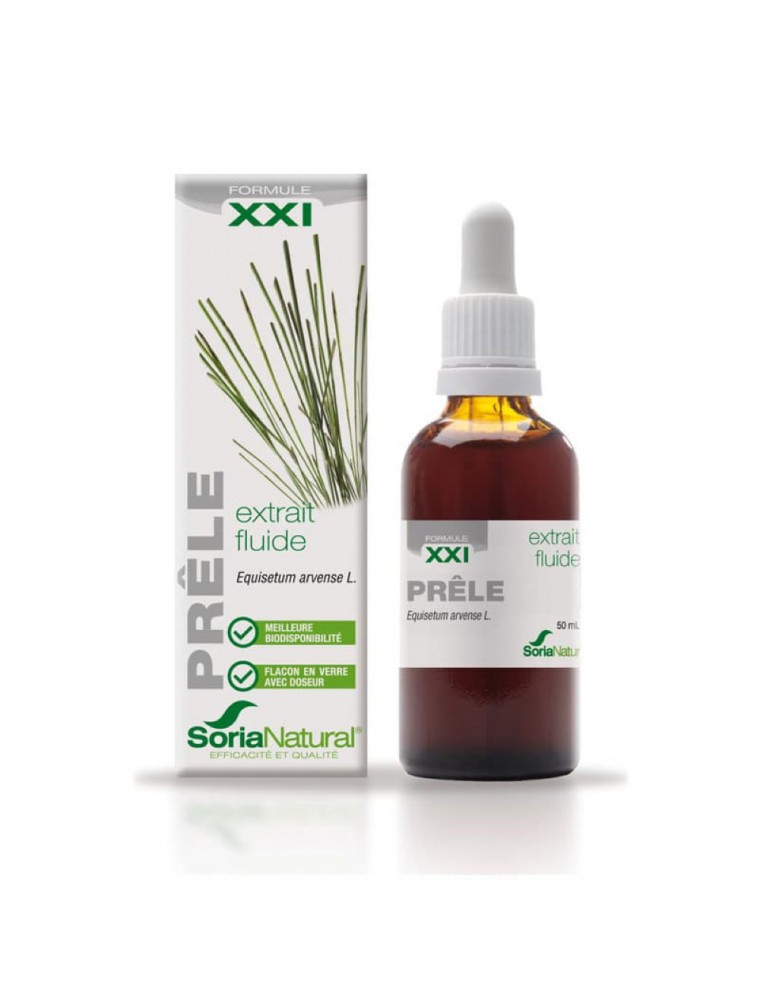 Image principale de la modale pour Prêle XXI - Extrait Fluide d'Equisetum arvense L. 50ml - SoriaNatural