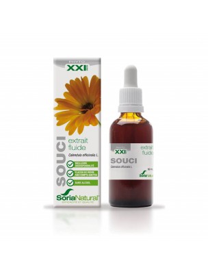 Image de Souci XXI - Extrait Fluide de Calendula officinalis L. 50ml - SoriaNatural depuis Commandez les produits SoriaNatural à l'herboristerie Louis