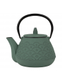 Image de Cast Iron Wave Teapot Green Water 1 Litre with its filter via Buy Au coin du feu - Chestnut Oolong Tea 100g - The Other