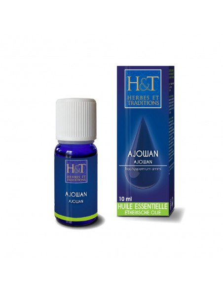 Image principale de Ajowan - Huile essentielle de Trachyspermum ammi 10 ml - Herbes et Traditions