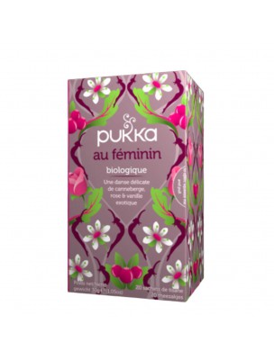 Image de Au Féminin Bio - Infusion 20 sachets - Pukka Herbs depuis Résultats de recherche pour "alphagem-homme"