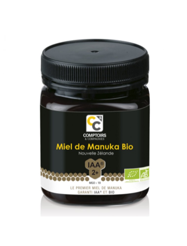 Image principale de la modale pour Miel de Manuka 2+ Bio - MGO 19 250g - Comptoirs et Compagnies