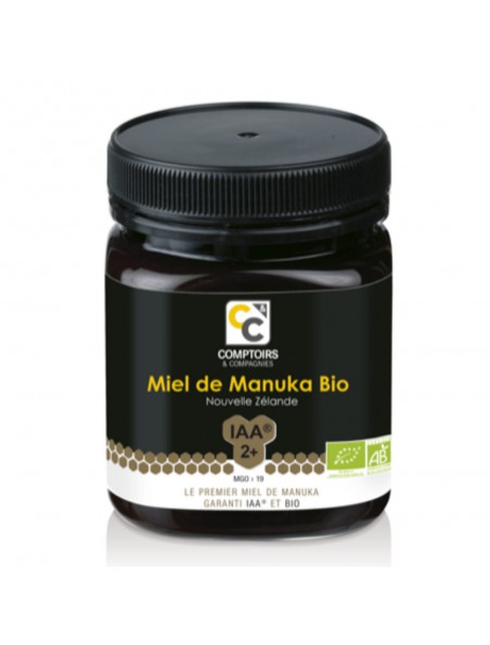 Miel de Manuka 2+ Bio - MGO 19 250g - Comptoirs et Compagnies Miel de Manuka 2+ Bio - MGO 19 250g - Comptoirs et Compagnies