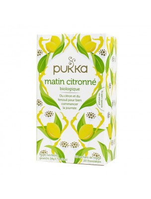 Image de Matin Citronné Bio - Infusion 20 sachets - Pukka Herbs depuis Résultats de recherche pour "Citron Bio - Hu"