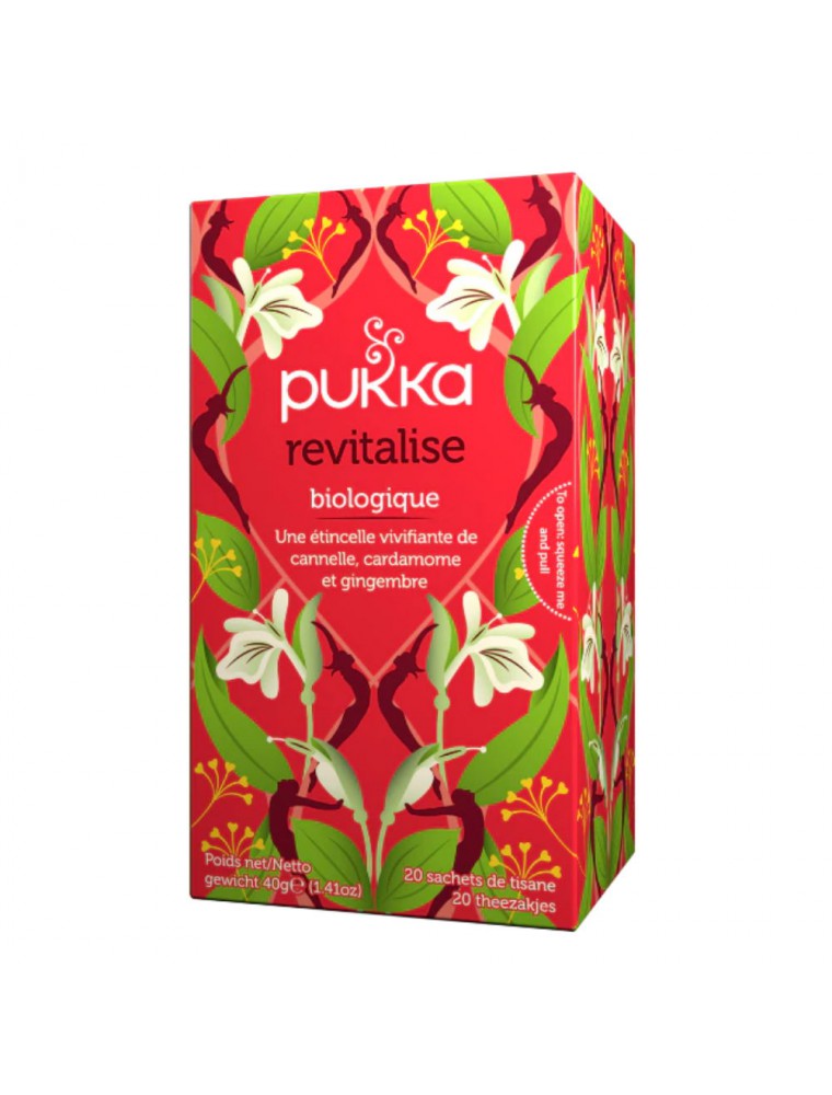 Image principale de la modale pour Revitalise Bio - Infusion 20 sachets - Pukka Herbs