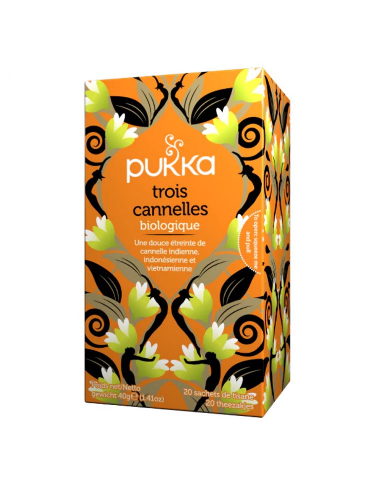 Trois Cannelle Bio - Infusion 20 sachets - Pukka Herbs Trois Cannelle Bio - Infusion 20 sachets - Pukka Herbs