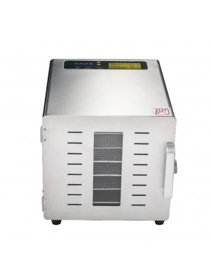 Image de Déshydrateur Inox 500 W 6 grilles 29x29 cm à commande digitale depuis Matériel d'herboristerie de qualité | Vente en ligne