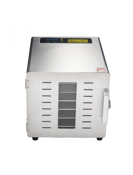 Déshydrateur Inox 500 W 6 grilles 29x29 cm à commande digitale Déshydrateur Inox 500 W 6 grilles 29x29 cm à commande digitale