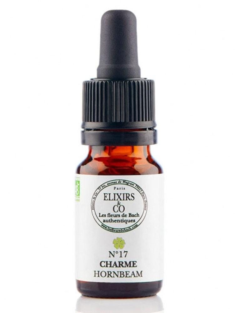 Image principale de la modale pour Charme (Hornbeam) N°17 Bio Fatigue et Lassitude Fleurs de Bach 10 ml - Elixirs and Co