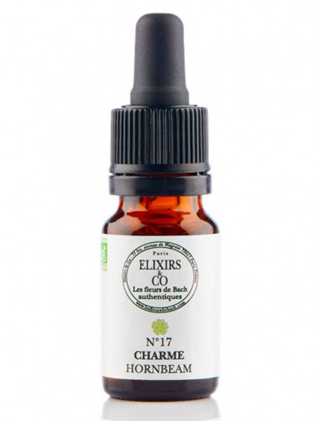 Image principale de Charme (Hornbeam) N°17 Bio Fatigue et Lassitude Fleurs de Bach 10 ml - Elixirs and Co