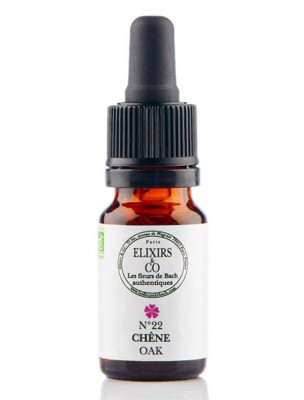 Image de Chêne (Oak) N°22 Bio Tensions et Légèreté Fleurs de Bach 10 ml - Elixirs and Co depuis PrestaBlog