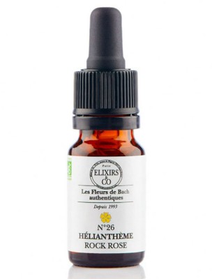 Image de Hélianthème (Rock Rose) N°26 Bio - Frayeurs Fleurs de Bach 10 ml - Elixirs and Co depuis Commandez les produits Elixirs and Co à l'herboristerie Louis