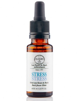 Image de Stress - Elixir composé Bio aux Fleurs de Bach 20 ml - Elixirs and Co depuis Commandez les produits Elixirs and Co à l'herboristerie Louis