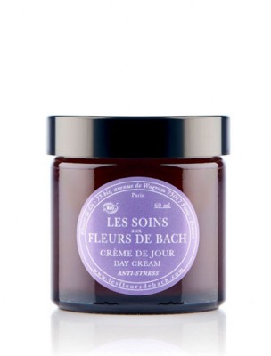 Image de Crème de jour anti-stress Bio aux Fleurs de Bach 60 ml - Elixirs and Co via Sommeil Bio - Elixir composé Bio aux Fleurs de Bach