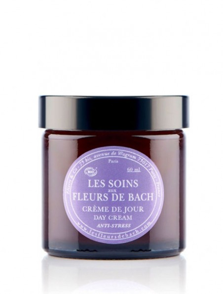 Achetez Crème de jour anti-stress Bio aux Fleurs de Bach 60 ml - Elixirs and Co à l'herboristerie Louis Image principale de Crème de jour anti-stress Bio aux Fleurs de Bach 60 ml - Elixirs and Co