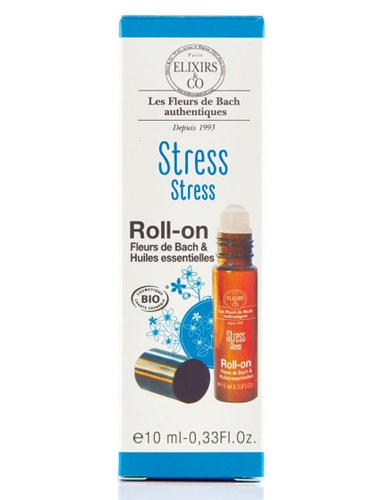 Image principale de la modale pour Roll-on Stress Bio aux Fleurs de Bach 10 ml - Elixirs and Co