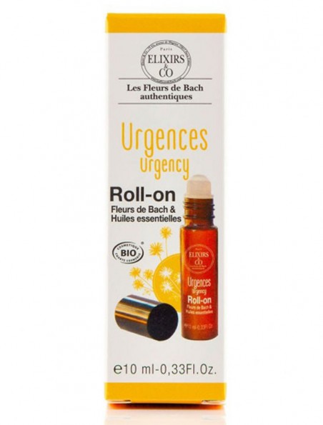 Image principale de Roll-on Réconfort pour les situations d'urgences Bio aux Fleurs de Bach 10 ml - Elixirs and Co