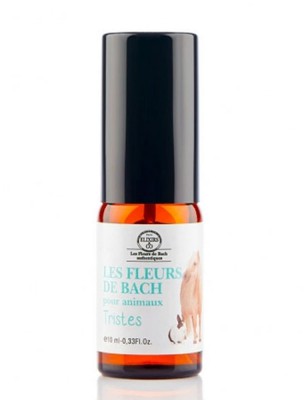 Image de Organic Sad Animals Elixir with Flowers of Bach 10 ml - Elixirs and Co depuis Rescue remedy farts for the sensitivity of your pets