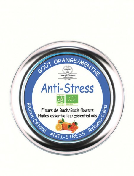 Image principale de Pastilles Anti-Stress Bio aux Fleurs de Bach 45 g - Elixirs and Co
