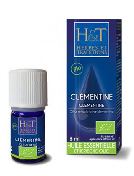 Image principale de Clémentine Bio - Huile essentielle de Citrus clementina 5 ml - Herbes et Traditions