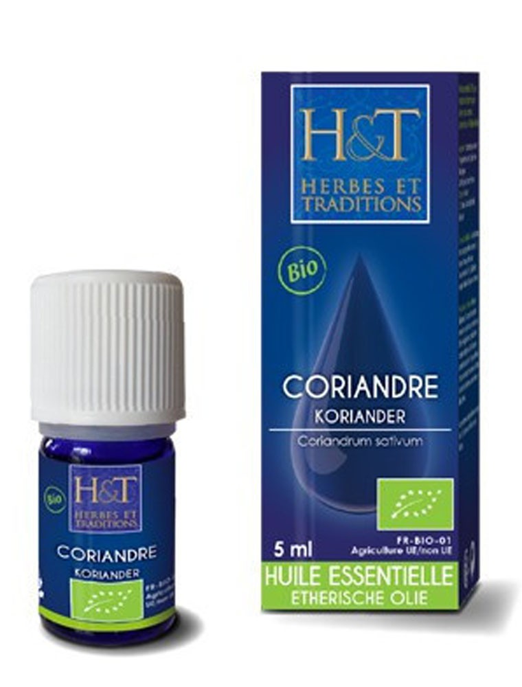 Coriandre Bio - Huile essentielle de Coriandrum sativum 5 ml - Herbes et Traditions