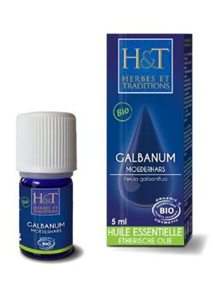 Image de Galbanum Bio - Ferula galbaniflua Essential Oil 5 ml - Herbs and Traditions depuis Rare and precious essential oils